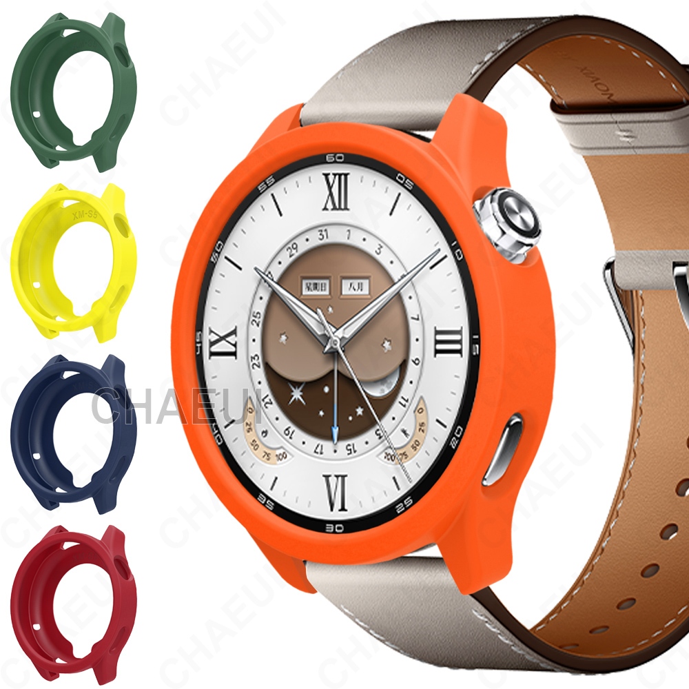 เคสซิลิโคน Soft Shell กรอบปกป้องหน้าจออุปกรณ์เสริมสําหรับ Xiaomi Watch S5 46mm