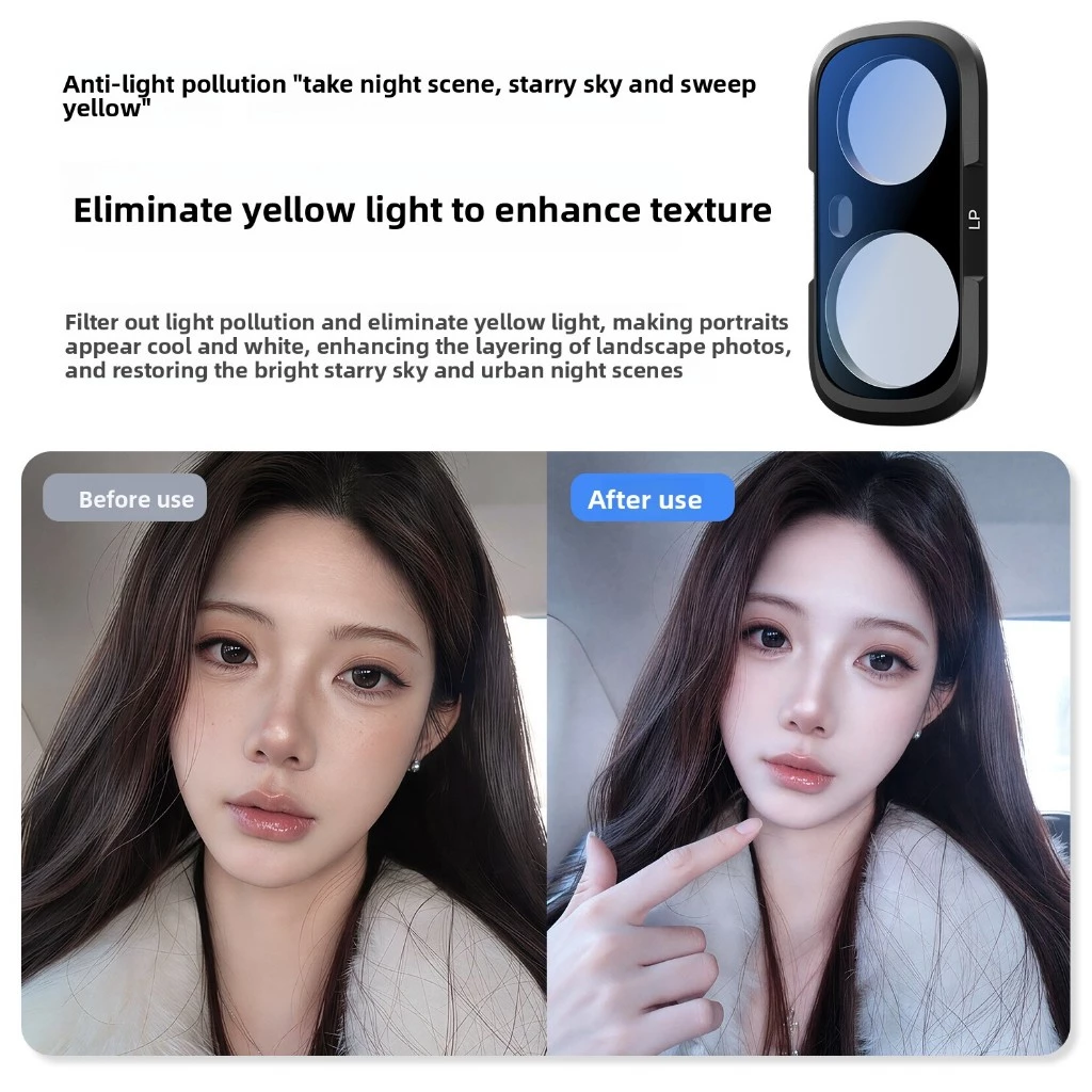 K&F Concept UV CPL ND Black Mist 1/4 ตัวกรองแม่เหล็กสําหรับ Insta360 Luna Ultra,Optical Glass Magnetic Filter, Fast Shipping thumbnail 7