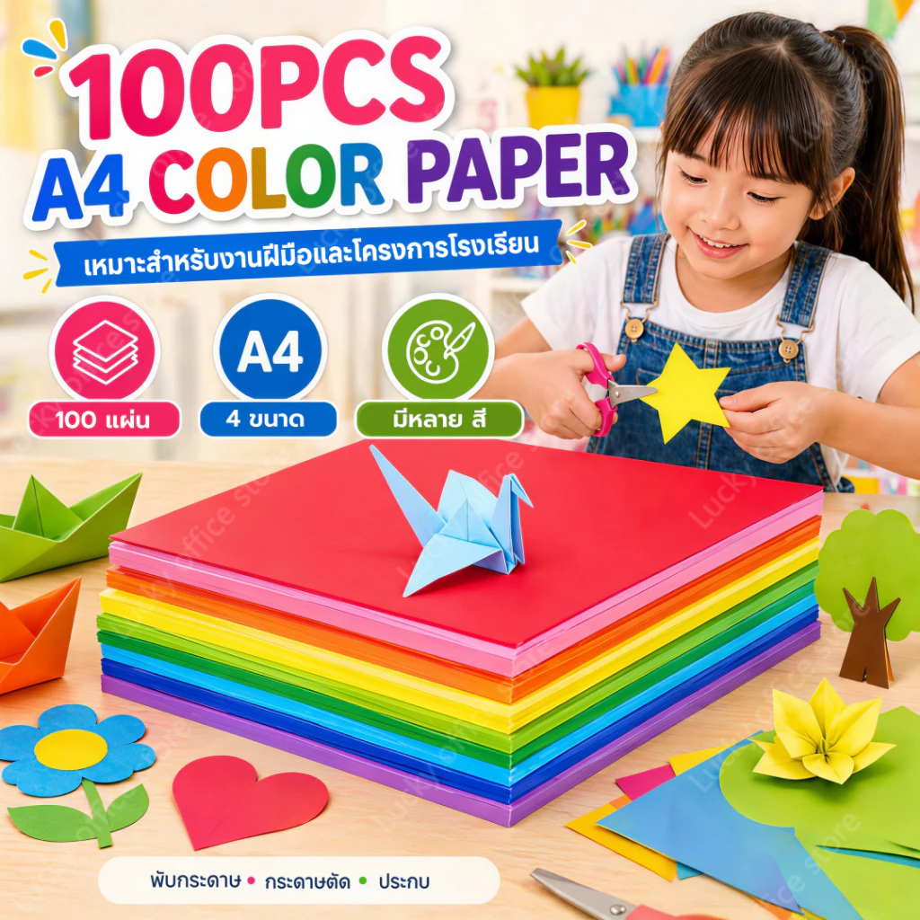 กระดาษ Origami พับนก พับเต่า พับหัวใจ กระดาษพับแฟลช