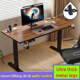 Electric Lift Standing Desk Automatic Computer Table Adjustable Height Smart Ergonomic Laptop/Office/Study/Gaming Table