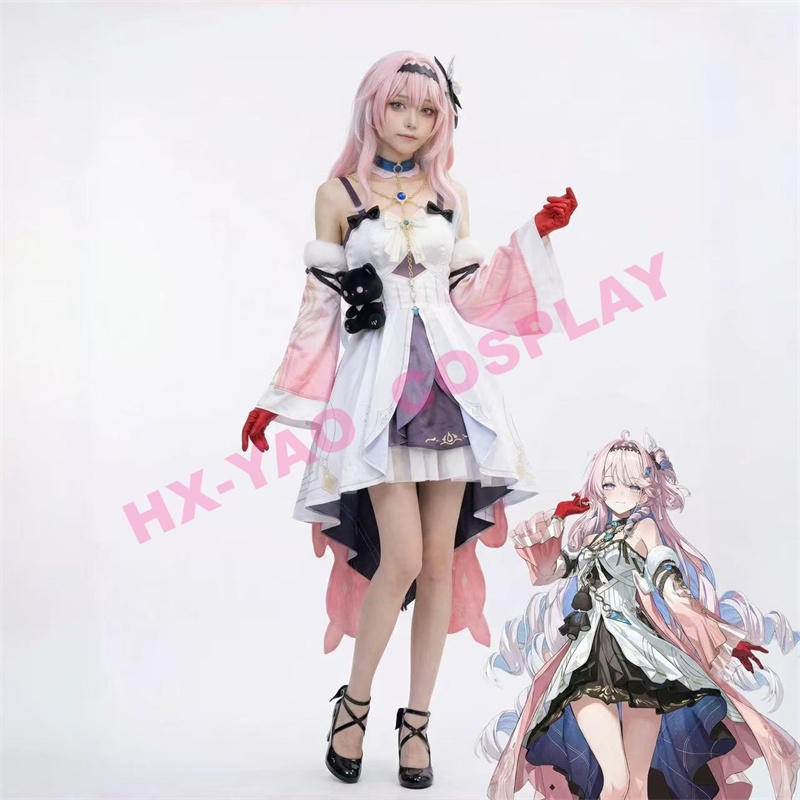 【HX-YAO】Wuthering Waves Denia เครื่องแต่งกายเกมคอสเพลย์ Evil น้ำผึ้งพีชคอสเพลย์เครื่องแต่งกาย