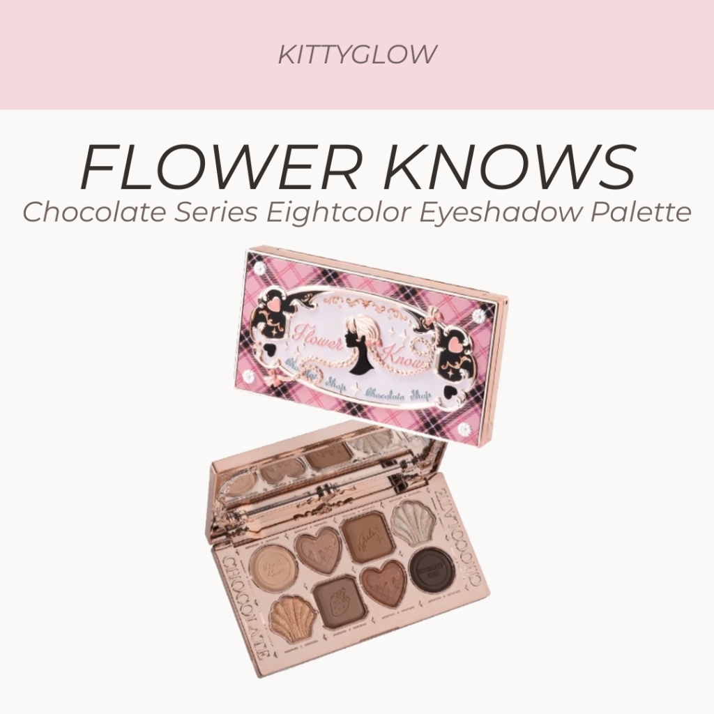 Flower KNOWS พาเลทอายแชโดว์ สีช็อคโกแลต