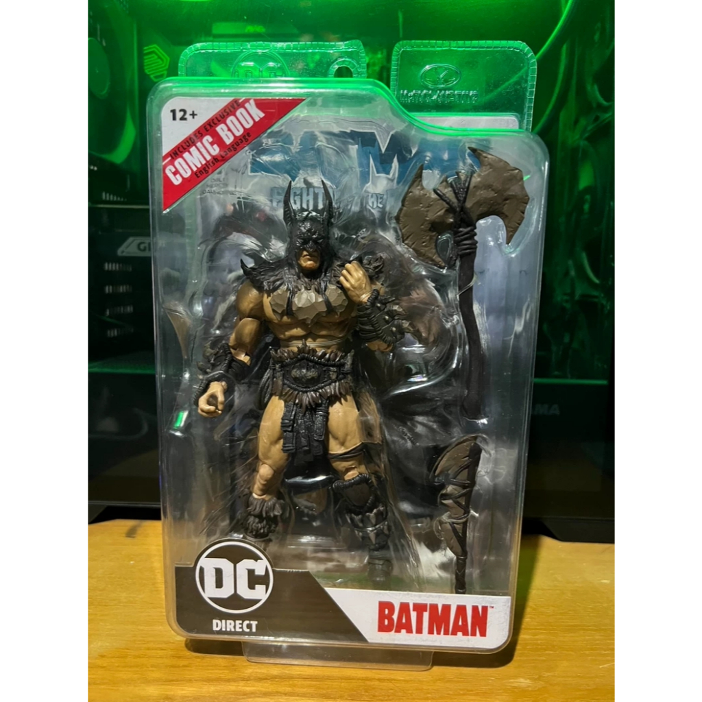 McFarlane Ice Age Batman Barbarian, Batman Page Puncher Action Figure