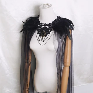 ผ้าคลุมไหล่ไหล่ Feather Tulle, เครื่องแต่งกายเทศกาลฮาโลวีนและดนตรี, อุปกรณ์เสริมคอสเพลย์