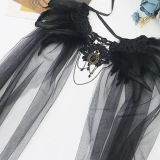 ผ้าคลุมไหล่ไหล่ Feather Tulle, เครื่องแต่งกายเทศกาลฮาโลวีนและดนตรี, อุปกรณ์เสริมคอสเพลย์