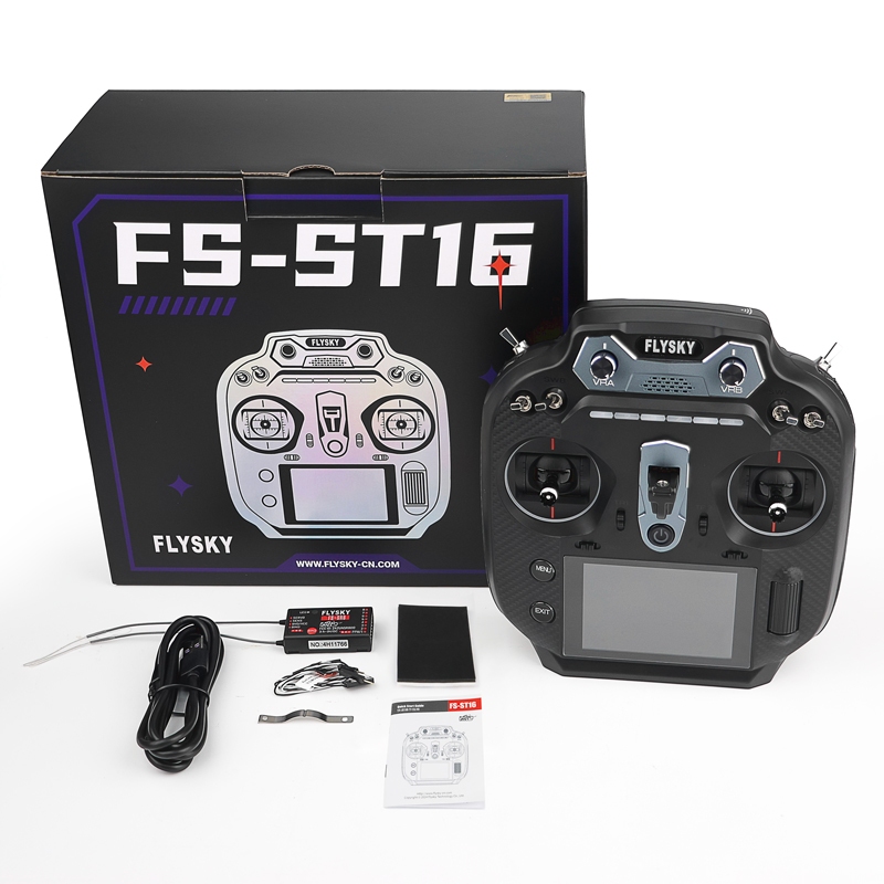 FLYSKY FS-ST16 16CH 2.4G Ant Protocol Digital Transmitter Controller SR8 สําหรับ Rc Drone รถเรือเครื