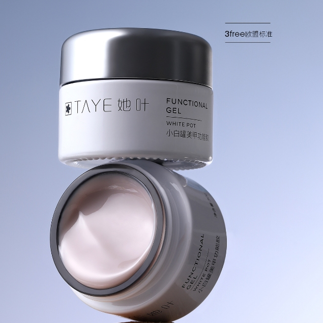 TAYE กาวต่อขยายนม 5in1 สีนู้ดเจลก่อสร้างแสงบําบัดเล็บไม่มีถาดกระดาษฟิล์มเล็บขยายอย่างรวดเร็ว มี 29 สี