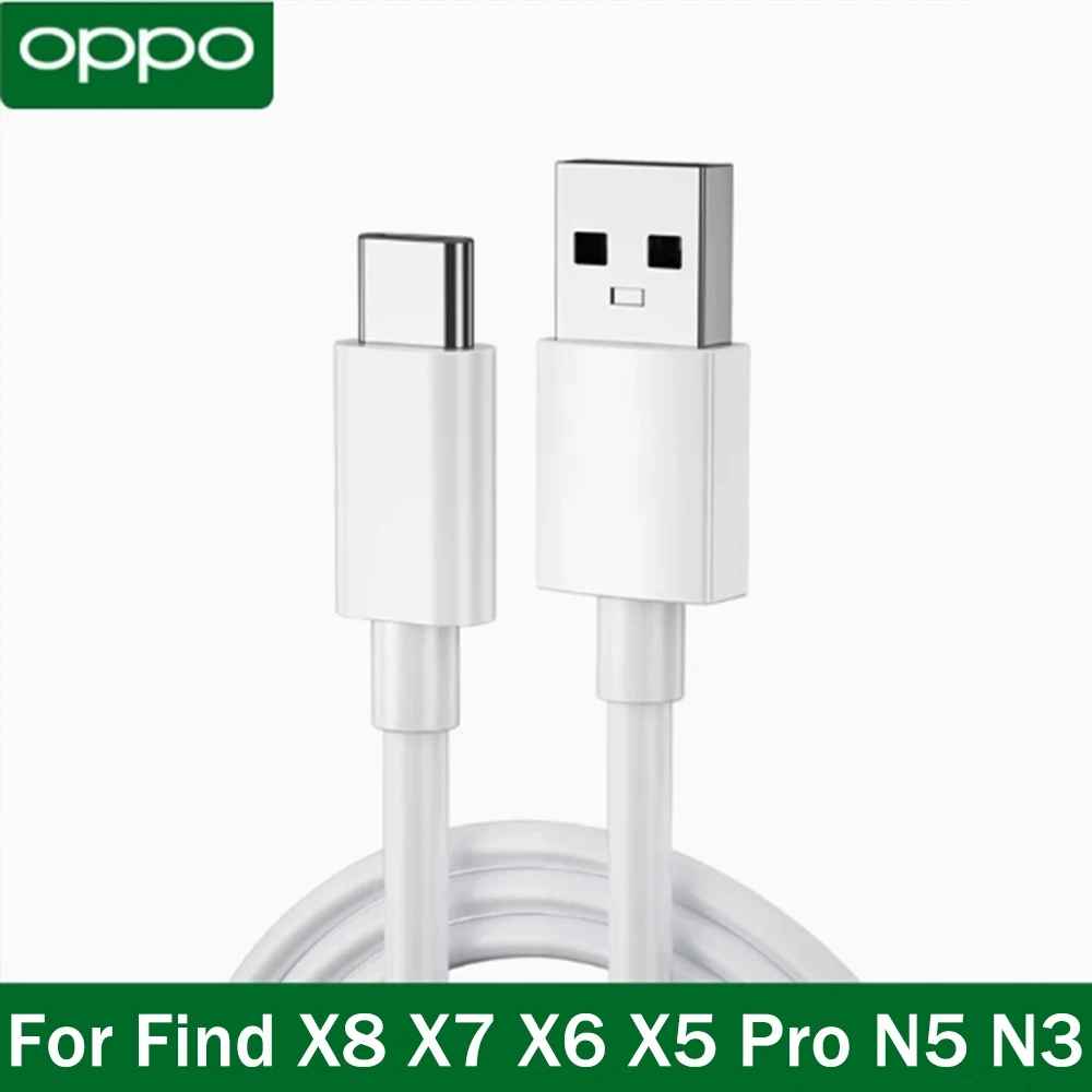 OPPO 100W 80W 65W 33W 6.5A USB C SuperVooc Fast Charge สําหรับ Reno 14 13 12 11 10 9 Pro ค้นหา X6 X7