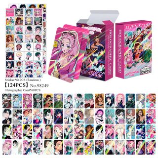 อะนิเมะ Alien Stage Holographic Lomo การ์ด Lomo Luka Hyuna Ivan เลเซอร์การ์ดรูปถ่ายโปสการ์ดแฟนของขวัญ