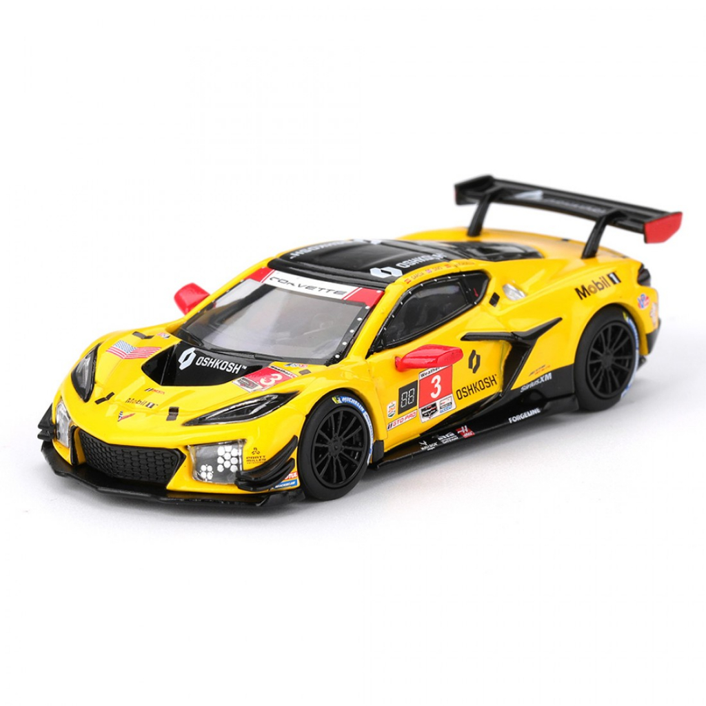Mini GT MGT01168-L 1168 1/64 Chevrolet Corvette Z06 GT3.ร #3 Corvette Racing โดย Pratt Miller Motors