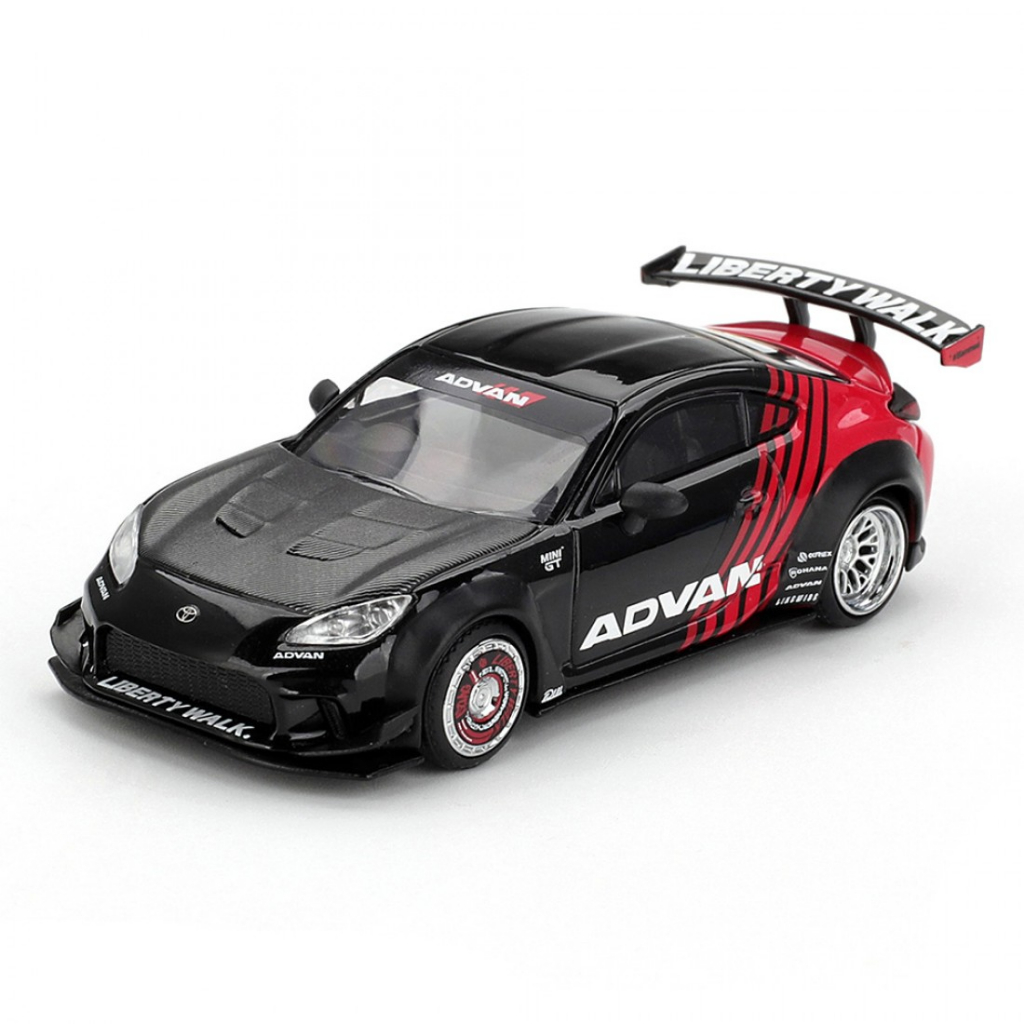 Mini GT MGT01173-R 1173 1/64 Toyota GR86 LB Nation Advan RHD Diecast Scale รถโมเดล
