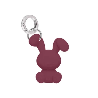 Street Wear Same Style Silicone Rabbit Key Ring Buckle All-Match Metal Chain Hook Phone Case Pendant Charm