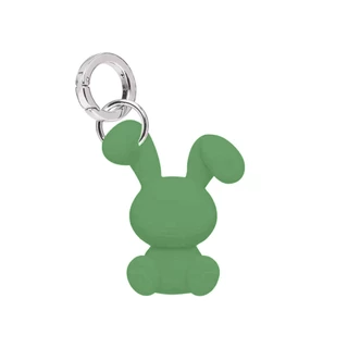 Street Wear Same Style Silicone Rabbit Key Ring Buckle All-Match Metal Chain Hook Phone Case Pendant Charm