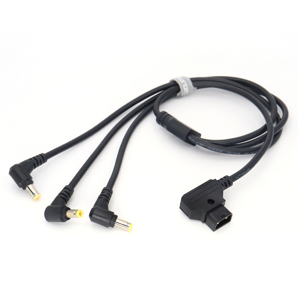 D-tap/DC 2.5 มม.หญิงถึง 3x DC 5.5x2.5 มม.สายอะแดปเตอร์ไฟสําหรับสายไฟ Multi Monitor