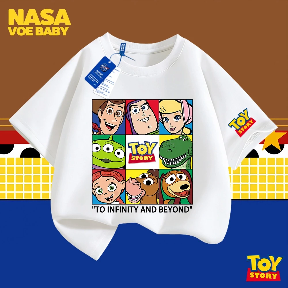 【ส่งเร็ว 24ชม】 เสื้อยืดเด็กลาย Toy Story นสดใส จัดส่งจากไทย 3-13 ปี