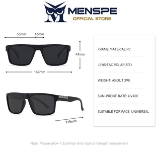 MENSPE แว่นกันแดดแฟชั่น TAC แว่นกันแดดโพลาไรซ์แฟชั่นขับรถแว่นกันแดด UV400 วิสัยทัศน์ใสขี่จักรยานขี่ตาวิ่ง