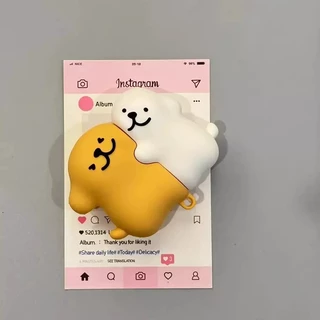 ส่งจากไทย พร้อมส่ง🚚 3/4/1/2/Pro/Pro2 airpods 4 เคส 4/3 เคส 3/4 เคส 4/3Pro Pro2 Pro3 (เคสป้องกัน AirPods4) สไตล์สุนัขน่ารัก AirPods4 (2024) เคสป้องกัน 1/2/3/Pro/Pro2 วัสดุซิลิโคนอ่อนนุ่มพร้อมหัวเข็มขัด