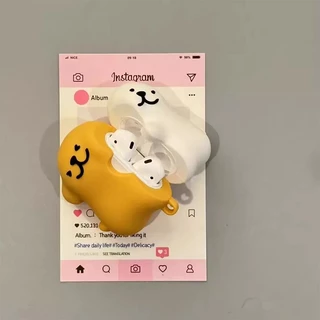 ส่งจากไทย พร้อมส่ง🚚 3/4/1/2/Pro/Pro2 airpods 4 เคส 4/3 เคส 3/4 เคส 4/3Pro Pro2 Pro3 (เคสป้องกัน AirPods4) สไตล์สุนัขน่ารัก AirPods4 (2024) เคสป้องกัน 1/2/3/Pro/Pro2 วัสดุซิลิโคนอ่อนนุ่มพร้อมหัวเข็มขัด