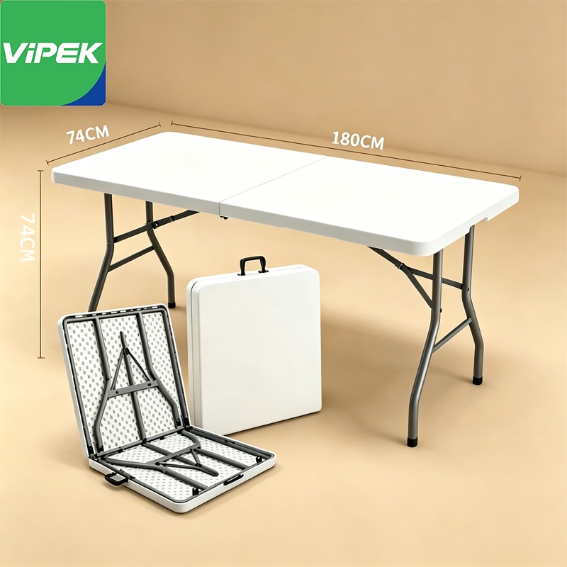 VIPEK โต๊ะพับได้ โต๊ะอเนกประสงค์ พับได้ พกพาสะดวก โต๊ะพับสนาม ใช้ในบ้าน อเนกประสงค์