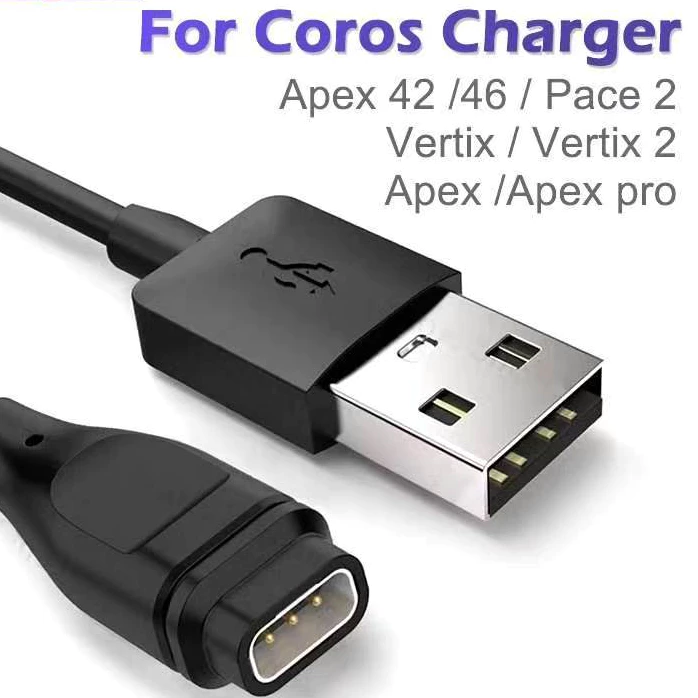 เข้ากันได้กับ COROS PACE 3 2/APEX Pro/APEX42/VERTIX/2 Charger Adapter Converter แบบพกพา USB/type c