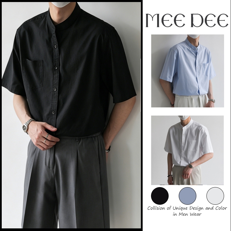 เสื้อเชิ้ตแขนสั้นสไตล์เกาหลี ทรงหลวม สบายๆ เหมาะสำหรับการทำงานและการพักผ่อน