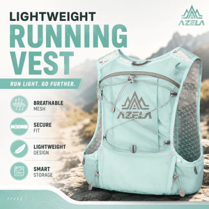 Azela ถุงใส่น้ำ 5L/130g Cycling running bag กระเป๋าเป้น้ำ เป้วิงเทล Haft Full Marathon น้ำวิ่งเทรล กัน ถุง กระเป๋าวิ่งเทรล เป้เทรล