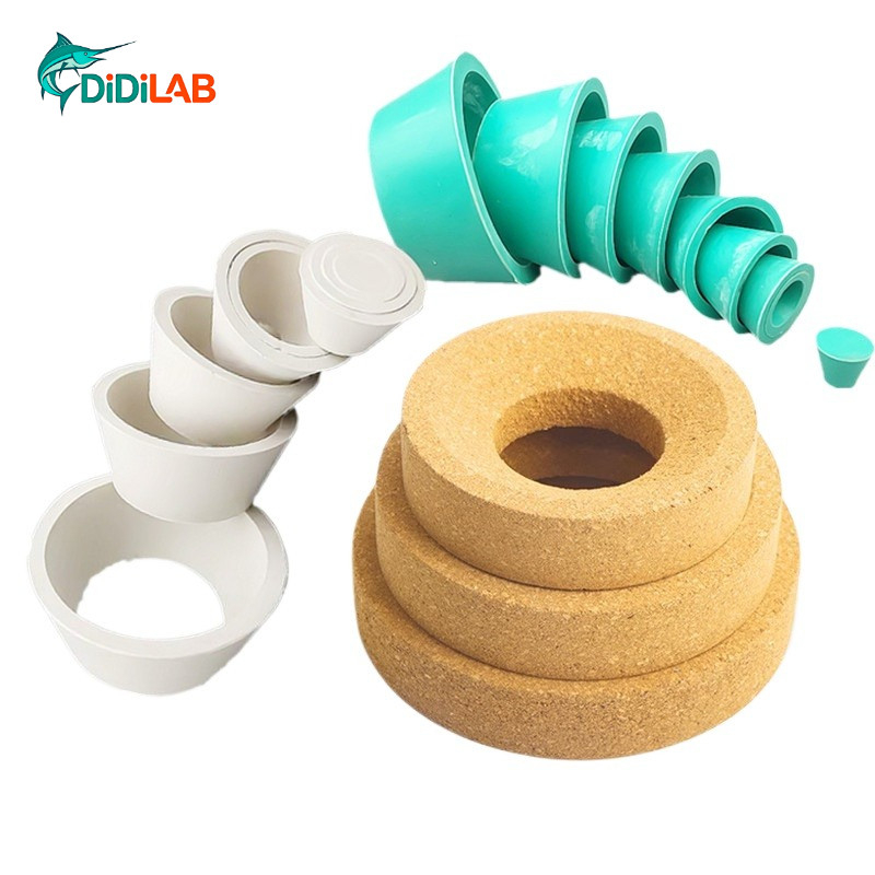 DiDiLAB Cork Flask Holder รอบด ้ านล ่ างขวด Pad ผู ้ ถือฐานพลาสติกผู ้ ถือขวด Bu 's Funnel Holder 80/100/110/120
