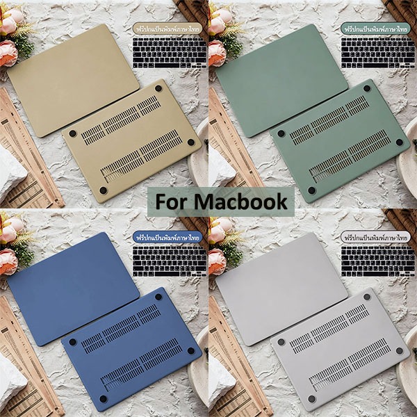 เคส Macaron สี Matte สำหรับ Macbook Neo A3404 2026 Air M5 M4 A3448 A3449 Air 13.6 M2 M3 A2681 Pro 13 14 A2338 A2442 A3434 2020 Air M1 A2337 ป้องกันการตกและสวยงาม
