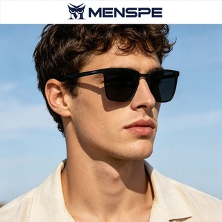 Menspe ผู้ชาย UV400 แว่นตาโพลาไรซ์ทรงสี่เหลี่ยมแว่นตากันแดดแว่นตา Ultra Light Anti Glare สําหรับกีฬากลางแจ้งขับรถ