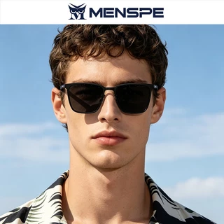 Menspe ผู้ชาย UV400 แว่นตาโพลาไรซ์ทรงสี่เหลี่ยมแว่นตากันแดดแว่นตา Ultra Light Anti Glare สําหรับกีฬากลางแจ้งขับรถ