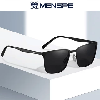 Menspe ผู้ชาย UV400 แว่นตาโพลาไรซ์ทรงสี่เหลี่ยมแว่นตากันแดดแว่นตา Ultra Light Anti Glare สําหรับกีฬากลางแจ้งขับรถ