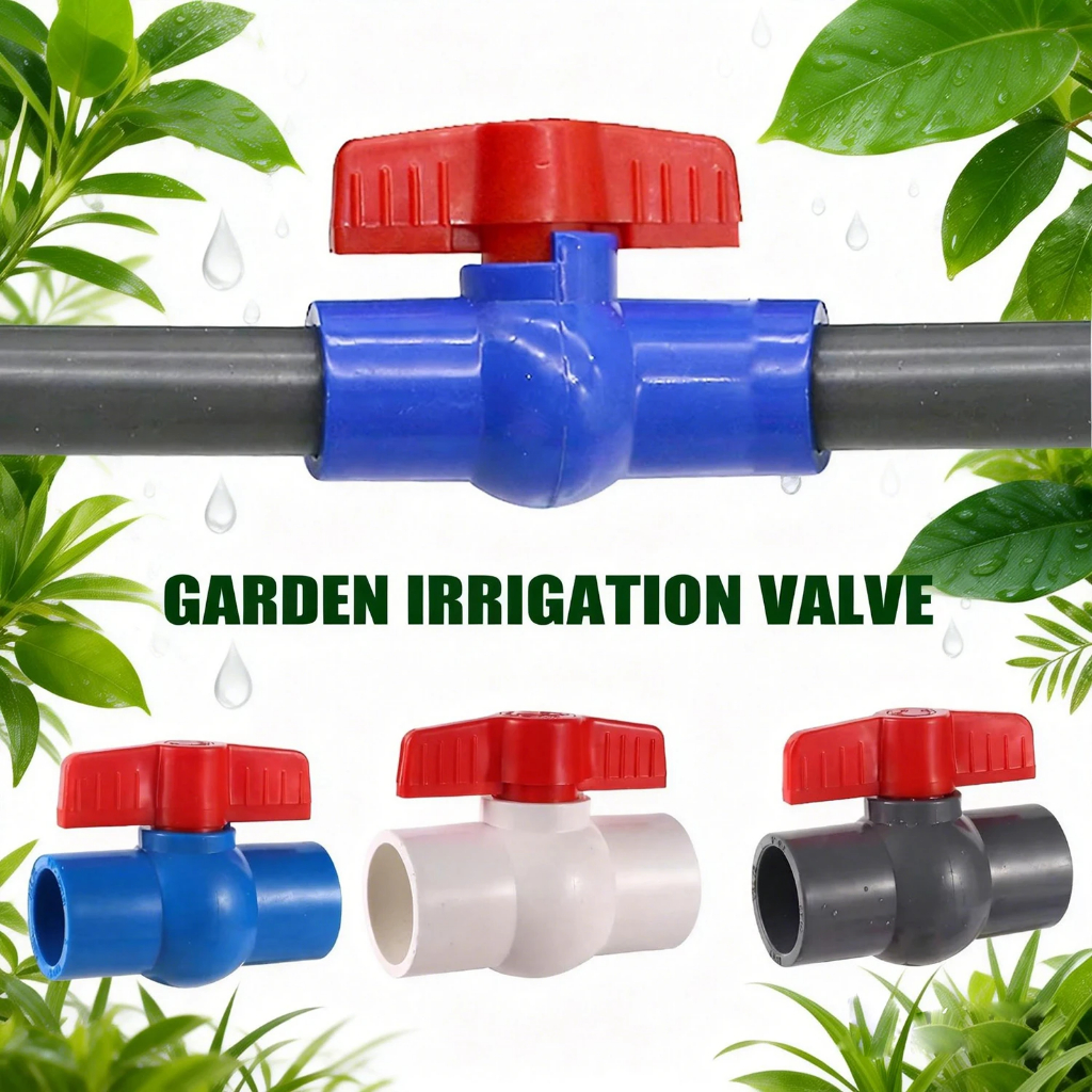 ID 20/25/32/40 มม.บอลวาล์ว PVC IBC ถัง Aquarium อะแดปเตอร์สวนชลประทานอุปกรณ์เสริม casa e giardino อุปกรณ์ประปา