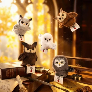POP MART Harry Potter Owl Furry Pendant（whole set）