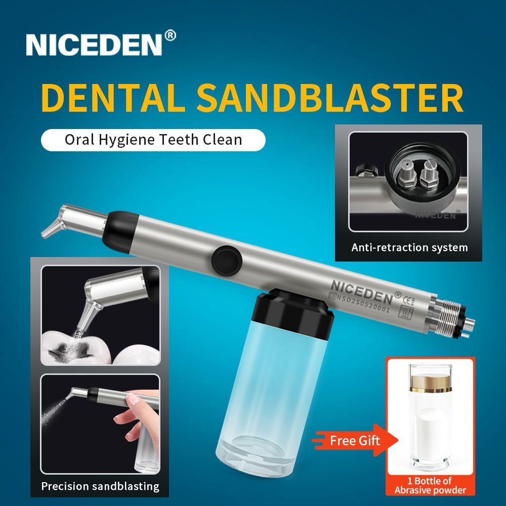 Niceden ทันตกรรมอลูมิเนียมออกไซด์ Micro Blaster Interface Microtcher การพ่นทราย