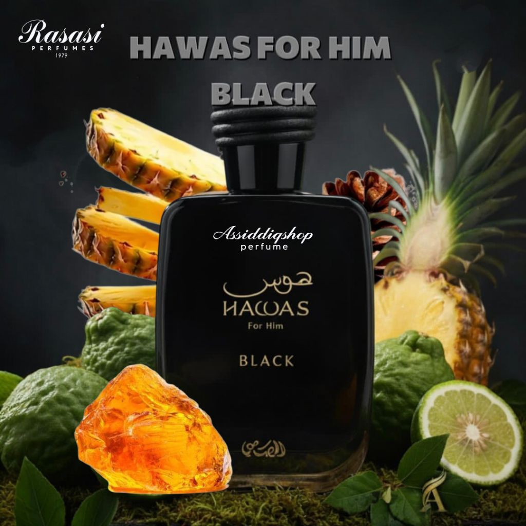 Hawas Black EDP By Rasai 100ml (ขวดดํา)