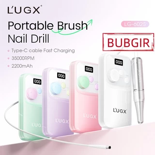 (ไร้สายแบบไม่ต้องเสียบปลั๊กตลอดเวลาค่ะ)⚡L’UGX LG602s ไร้สาย แบตเตอรี่ในตัว ขาว / ชมพู / ม่วง /สีเขียว รอบหมุนสูงสุด เครื่องเจีย 35000 รอบ 2200mAh