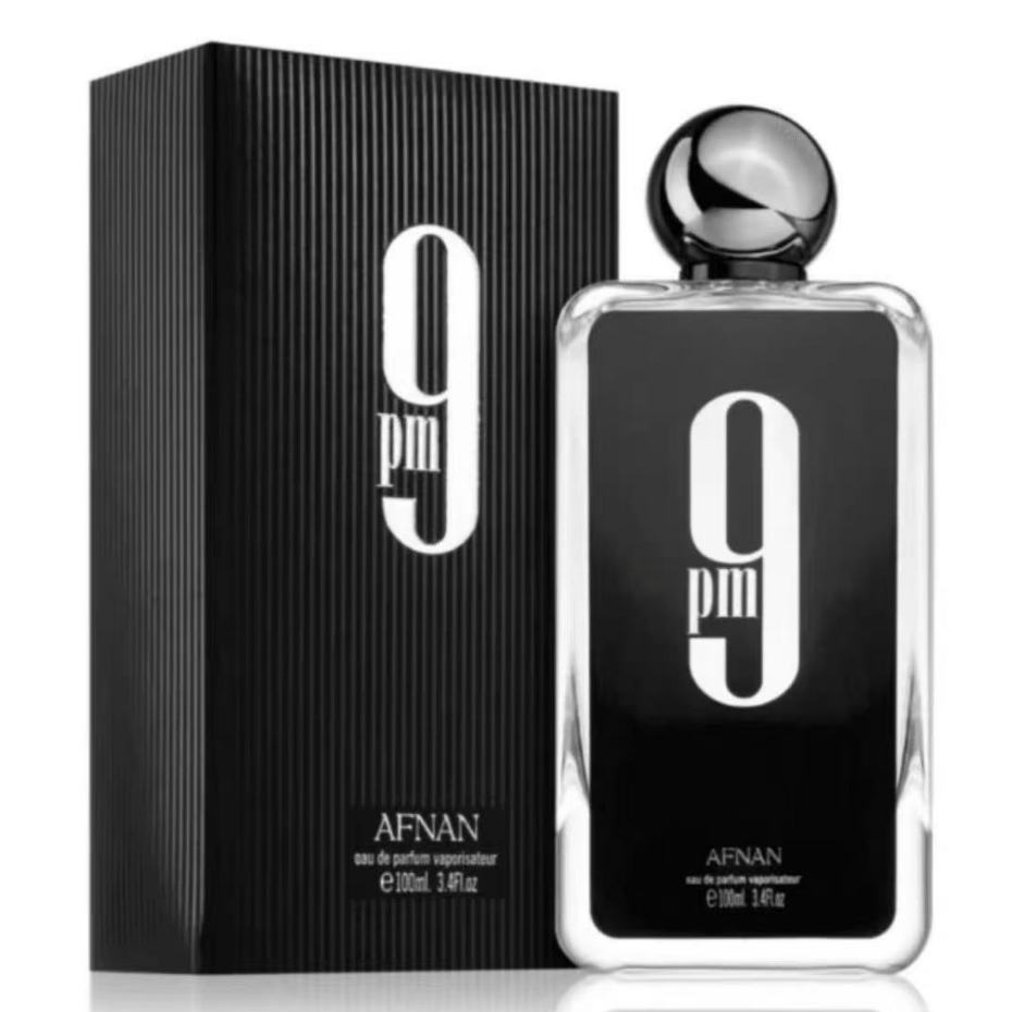 [ใหม่!] Afnan 9PM Frosted Black 100ml น้ําหอมผู้ชายใหม่ ขวดสีดํา กลิ่นหอมหวานอบอุ่น เที่ยวกลางคืนต้องมี ของแท้ 100 %
