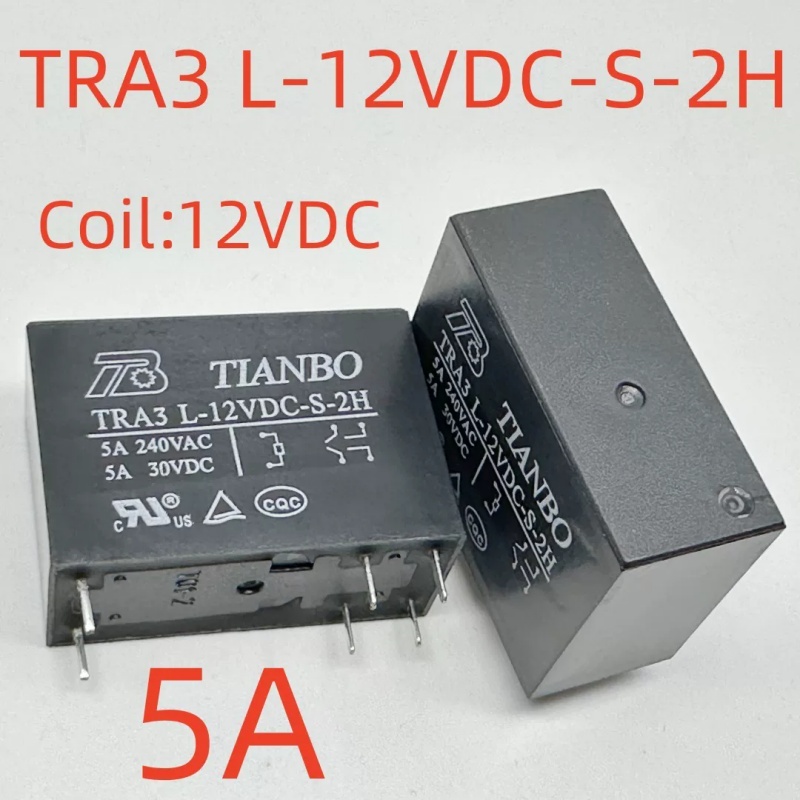 รีเลย์ TRA3 L-12VDC-S-2H 6 Pins 5A