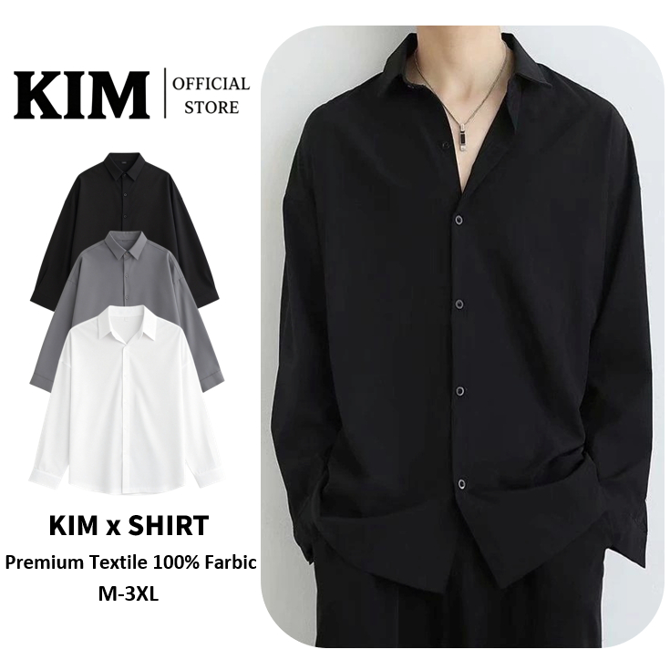 M-3XL เสื้อเชิ้ตผู้ชายเวอร์ชั่นเกาหลีของเทรนด์เสื้อเชิ้ตผู้ชายฤดูร้อนสบายๆธุรกิจเสื้อผู้ชาย