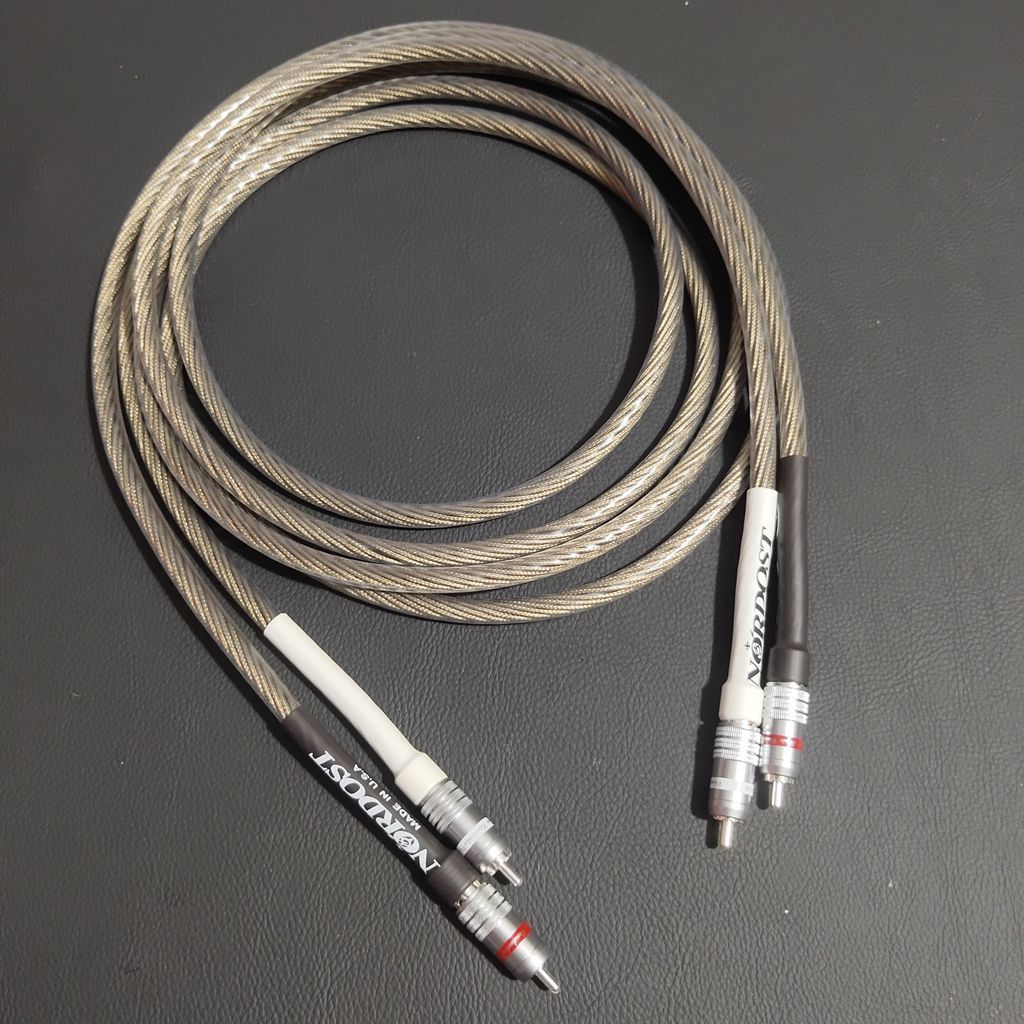 NORDOST ODIN เพลงริบบิ้น Odin Odin เรือธงเงินสเตอร์ลิง CD ด้านหน้าด้านหลังเครื่องขยายเสียง RCA สัญญาณสายสัญญาณเสียง