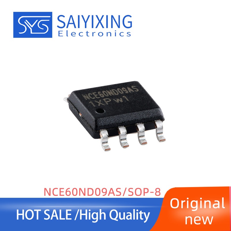 10PCS Original NCE60ND09AS SOP-8 N+N MOSFET 60V 9A ทรานซิสเตอร์