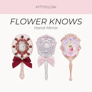 กระจกส่องมือ FLOWER KNOWS ✨ วินเทจ • แบบพกพา • ดีไซน์สวยหรู