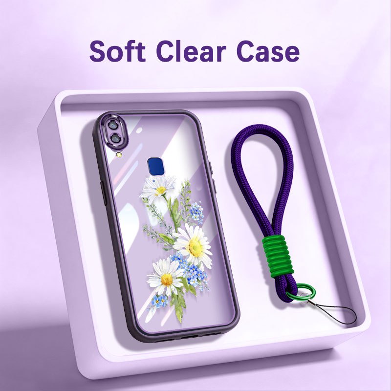 YBD เคสโทรศัพท์สําหรับ Vivo Y95 Y93 Y91 Y91i Y91C Y1S 1820 1929 1807 1816 1817 1811 Daisy ลืม-Me-ไม่
