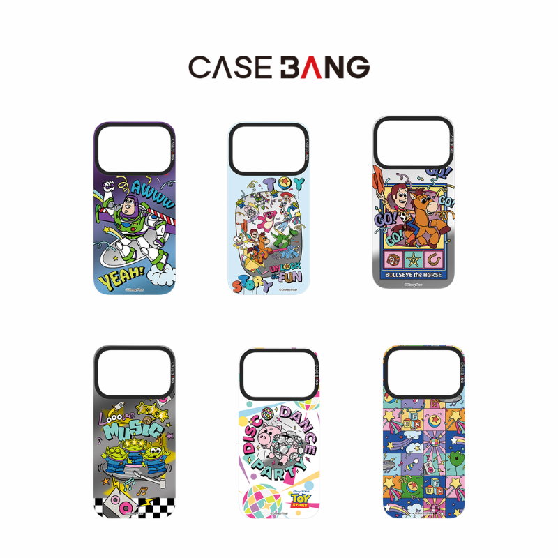 【เฉพาะ แผ่นหลังแม่เหล็ก】 สําหรับ iPhone 13-17,CASEBANG Play Party Series เคสแม่เหล็ก ImagiSnap, เปลี่ยนกลับ, ป้องกันการตกกระแทกทหาร