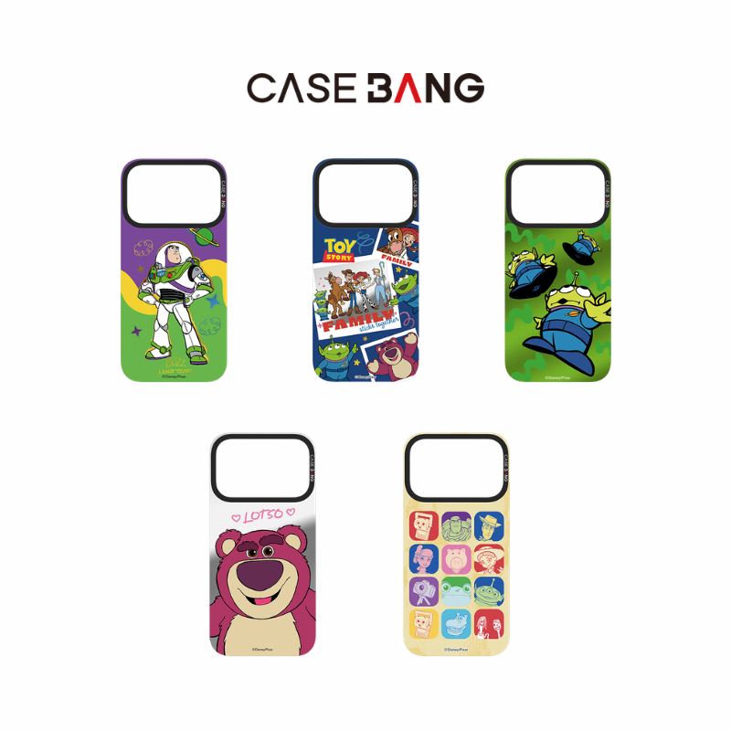【เฉพาะ แผ่นหลังแม่เหล็ก】 สําหรับ iPhone 13-17,CASEBANG Playful Heart Battle Series เคสแม่เหล็ก ImagiSnap, เปลี่ยนกลับ, ป้องกันการตกกระแทกทหาร