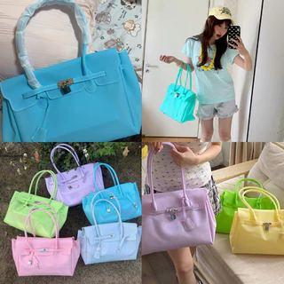 KULIMULA Kiiikiii | Jelly Bag PVC -กระเป๋าเจลลี่สุดฮิตตอนนี้ ถุงเยลลี่ กันน้ำ กระเป๋าสะพายไหล่ กระเป๋าโท้ท Tote Bag(พรีออเดอร์ สอบถามวันของเข้าได้ค่ะ🙇🏻‍♀️)