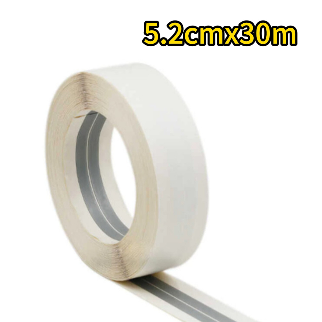 ขนาด 52 มม. x 30 เมตร: เทปเข้ามุมโลหะ Metal corner tape เทปปิดมุมโลหะ, คิ้วเข้ามุม