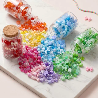 St. kunkka ลูกปัดอะคริลิค คละสี 20-100 กรัม สําหรับทําเครื่องประดับ DIY