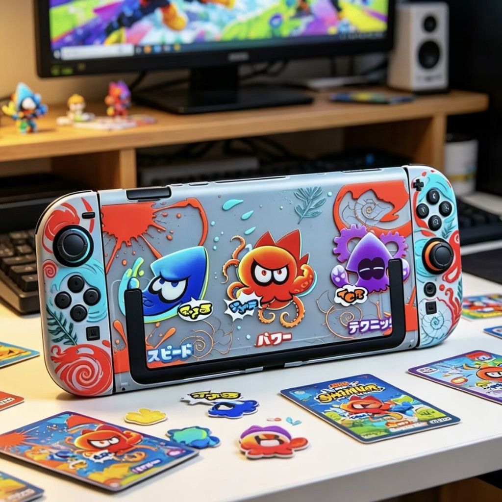 ป้องกัน Hard Case Splatoon Raiders สําหรับ Nintendo Switch 2 2025, ฝาครอบป้องกันสําหรับ Nintendo Swi