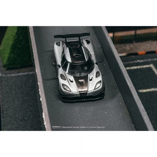 Tarmac Works T64G-TL054-SL 1/64 Koenigsegg One 1 Silver Diecast Scale Car